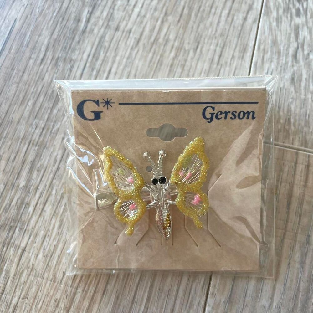 Vintage Y2K Butterfly Hair Clips Set of 2 90's Fairy ASO Gwen Stefani Kidcore